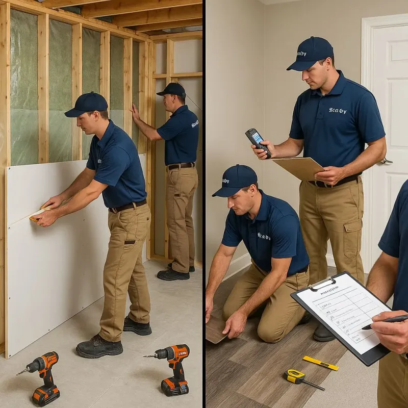 Repairs and Reconstruction process in Whitney, TX
