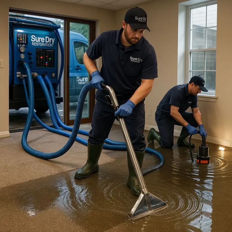 Water Extraction and Removal process in Whitney, TX